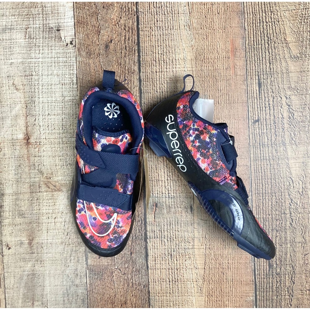 Nike SuperRep Cycle 2 NN Blackened Blue White DH3395-400 Womens 9 Cycling Shoes